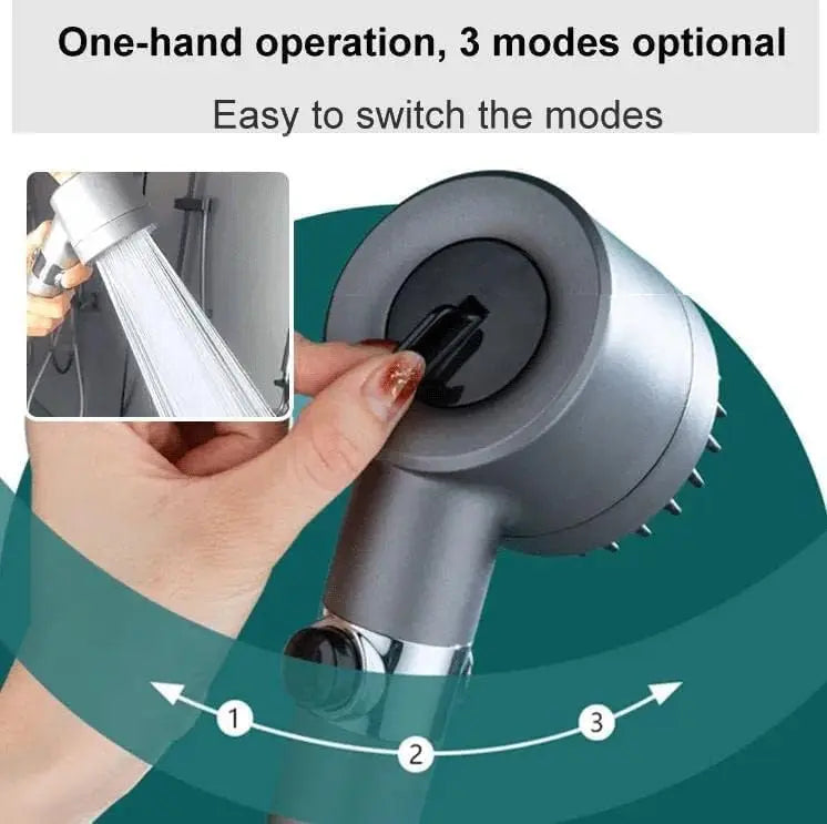 3 Modes Shower Head