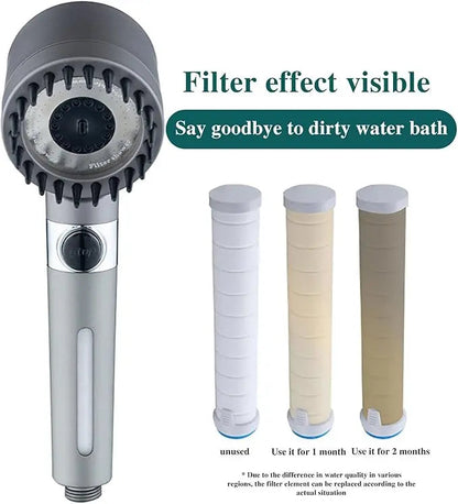 3 Modes Shower Head