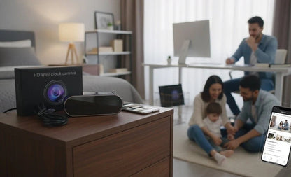 HD WiFi Clock Camera
