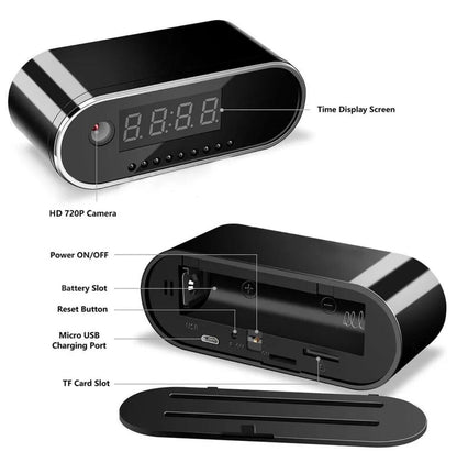 HD WiFi Clock Camera